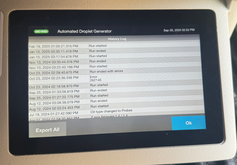 BioRad QX200 AutoDG Automated Droplet Generator ddPCR Unit 96-Well; SN:773BR1652, photo 10 of 15