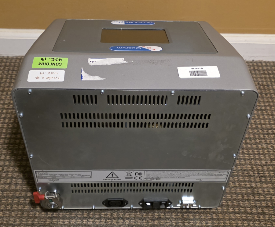 Quorum GloQube Plus Glow discharge system; SN:19006, photo 23 of 31