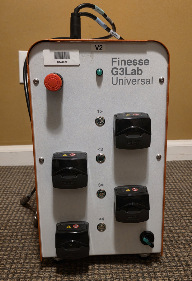 Finesse G3Lab Universal F100-2277-303 Rev 4 Biroreactor controller, manifold, pump; SN:AH5441610015/3/4/6/7/8/9/12, photo 15 of 36