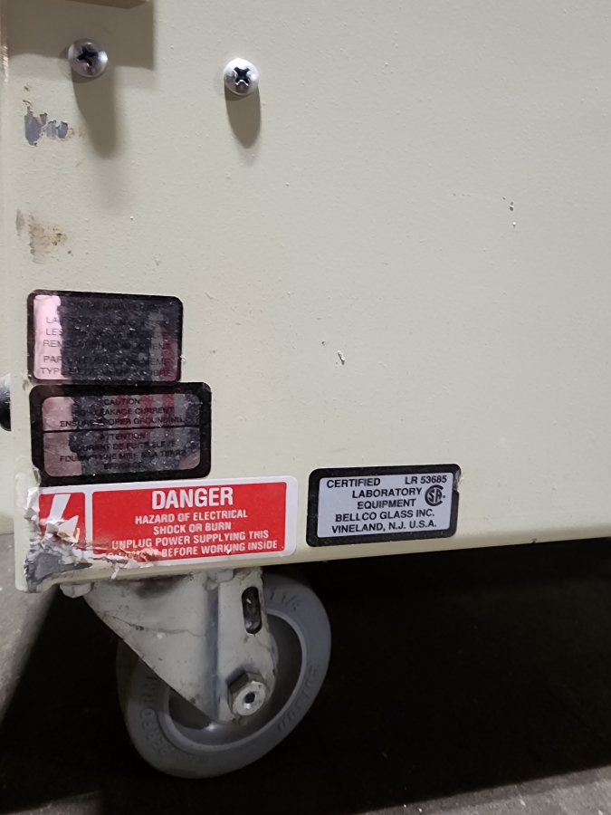 9-Deck, 45 Position Bellco Cell Production Roller Apparatus Cat 7630-75016 & 7630-75014, photo 3 of 10