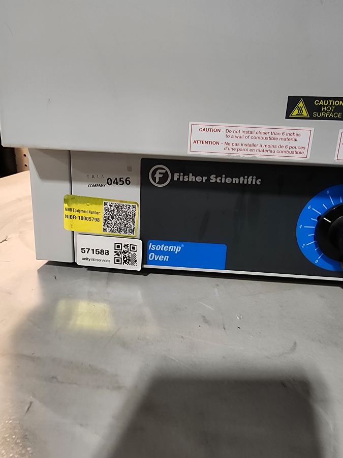 Fisher Scientific Isotemp Oven 516G; Cat: 13-246-516G; SN:409n0287, photo 3 of 9