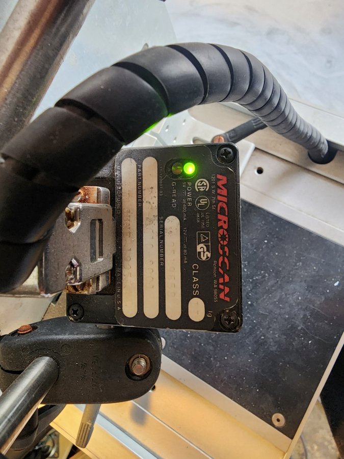 Creative Automation 105 Inserter Feeder w/ Microscan MS-610 Barcode Scanner FIS-0610, photo 12 of 14