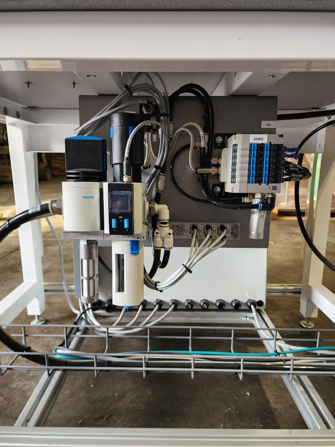 4-Station Pneumatic Pressure Decay Test Bench | Festo MS6 Controls | Workplace Systems Stainless Bench, photo 4 of 9