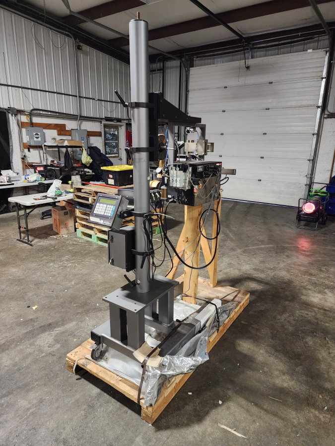 CTM Integration 360 Series Applicator Modular Labeling System Labeler with Markem SmartDate thermal transfer coder, photo 4 of 11