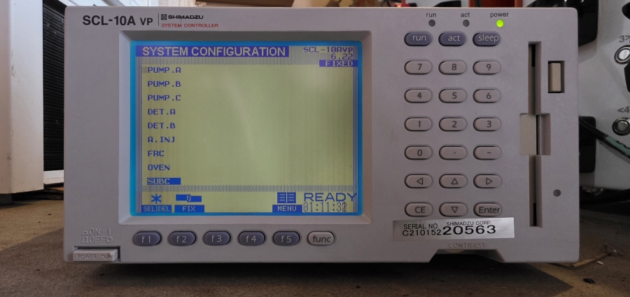 Shimadzu HPLC LOT SIL-HTA SIL-10AF x2 LC-20AT SCL-10AVP x3 DGU-14A x7 FCV-10ALVP x2 SN:L20013900027, photo 3 of 99