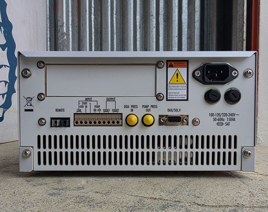 Shimadzu HPLC LOT SIL-HTA SIL-10AF x2 LC-20AT SCL-10AVP x3 DGU-14A x7 FCV-10ALVP x2 SN:L20013900027, photo 15 of 99