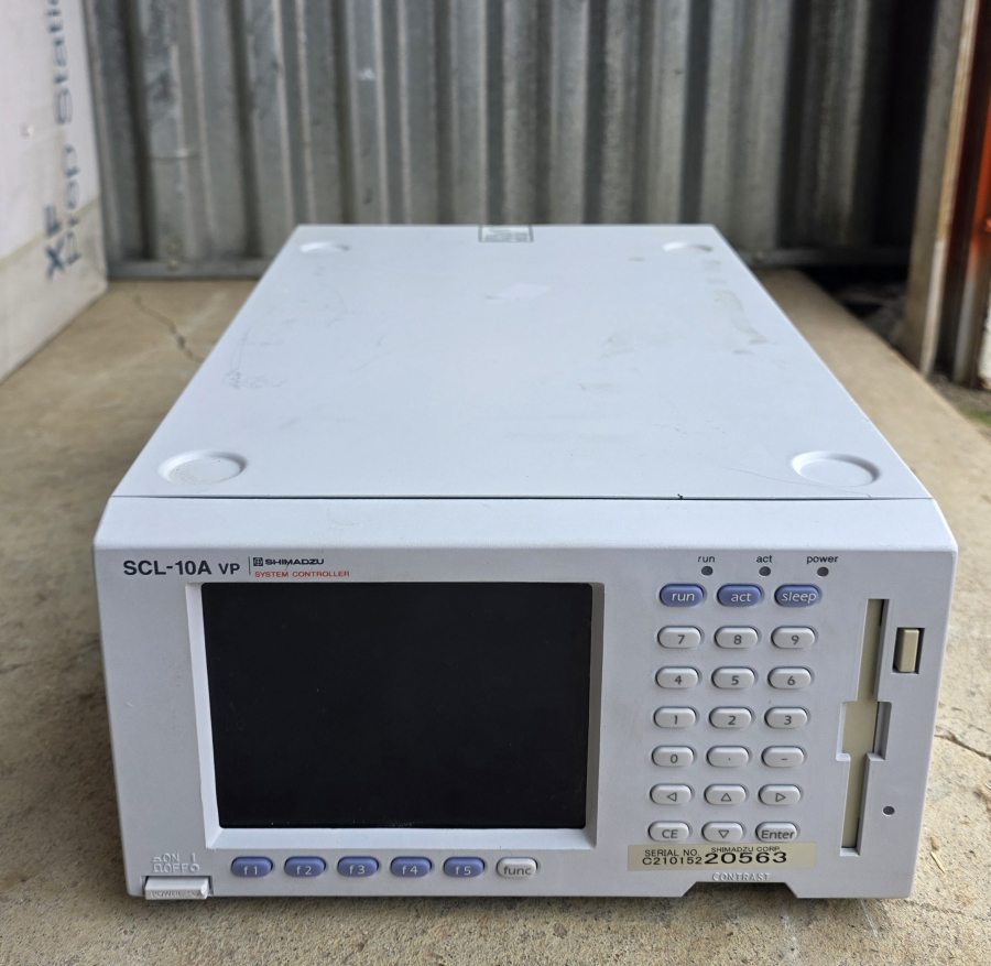 Shimadzu HPLC LOT SIL-HTA SIL-10AF x2 LC-20AT SCL-10AVP x3 DGU-14A x7 FCV-10ALVP x2 SN:L20013900027, photo 20 of 99