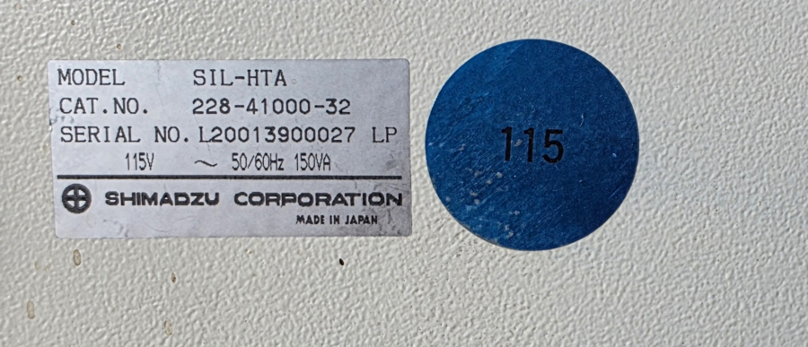 Shimadzu HPLC LOT SIL-HTA SIL-10AF x2 LC-20AT SCL-10AVP x3 DGU-14A x7 FCV-10ALVP x2 SN:L20013900027, photo 80 of 99