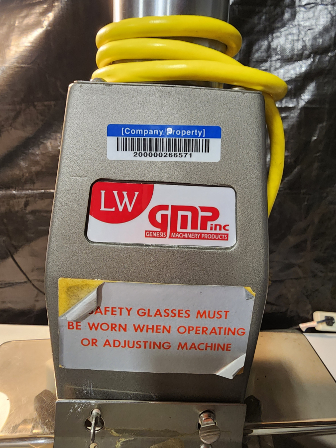 Genesis Machinery Products Type LW Benchtop vial crimper machine; SN:LW-318, photo 4 of 6