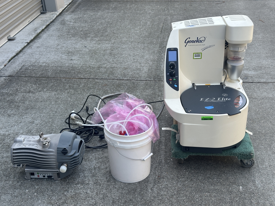Genevac EZ-2.3 Elite Centrifugal Evaporator w/ nXDS6i Vacuum Pump; S/N: EZ3780, photo 10 of 17