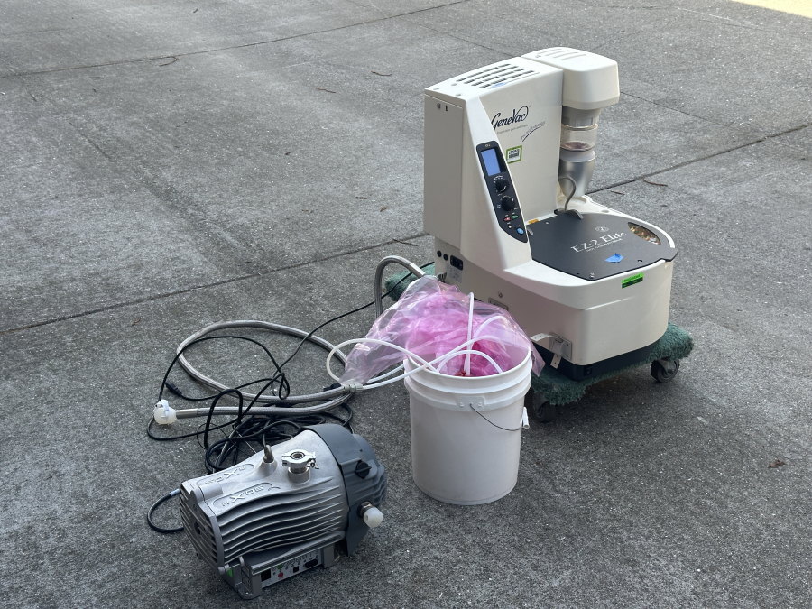 Genevac EZ-2.3 Elite Centrifugal Evaporator w/ nXDS6i Vacuum Pump; S/N: EZ3780, photo 11 of 17