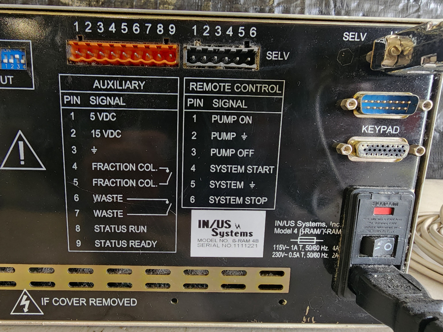 IN/US Systems Model 4 β-RAM Radio-HPLCDetector Beta Radiation Detector, photo 9 of 17