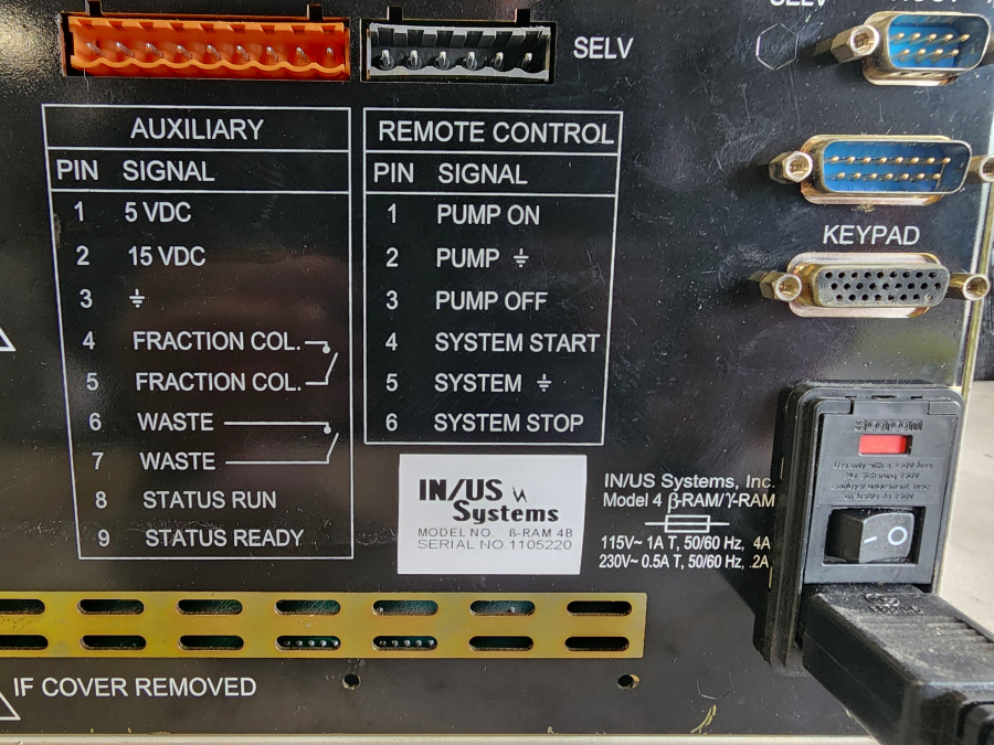 IN/US Systems Model 4 β-RAM Radio-HPLCDetector Beta Radiation Detector, photo 17 of 17
