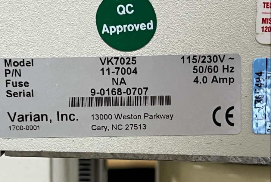 Varian VK7025 Dissolution Tester; SN:9-0168-0707, photo 12 of 12