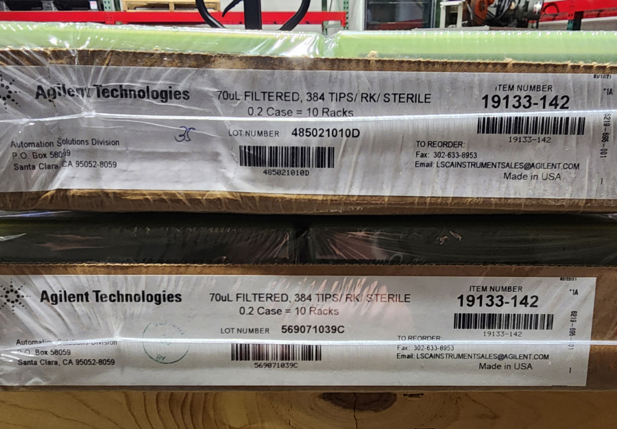 20 Racks Agilent 19133-142 Bravo VPrep 70uL Filtered Sterile 384 Tips NEW, photo 1 of 2