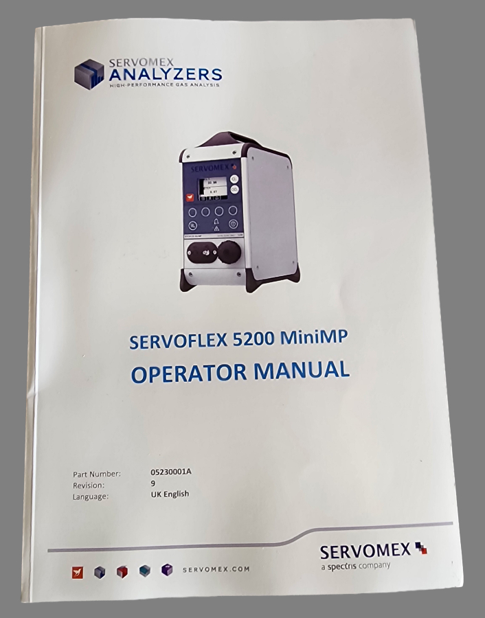 Servomex Model SERVOFLEX MiniMP 5200 Portable 02/CO2 Gas Analyzer; S/N# 05230A1/13759, photo 7 of 15