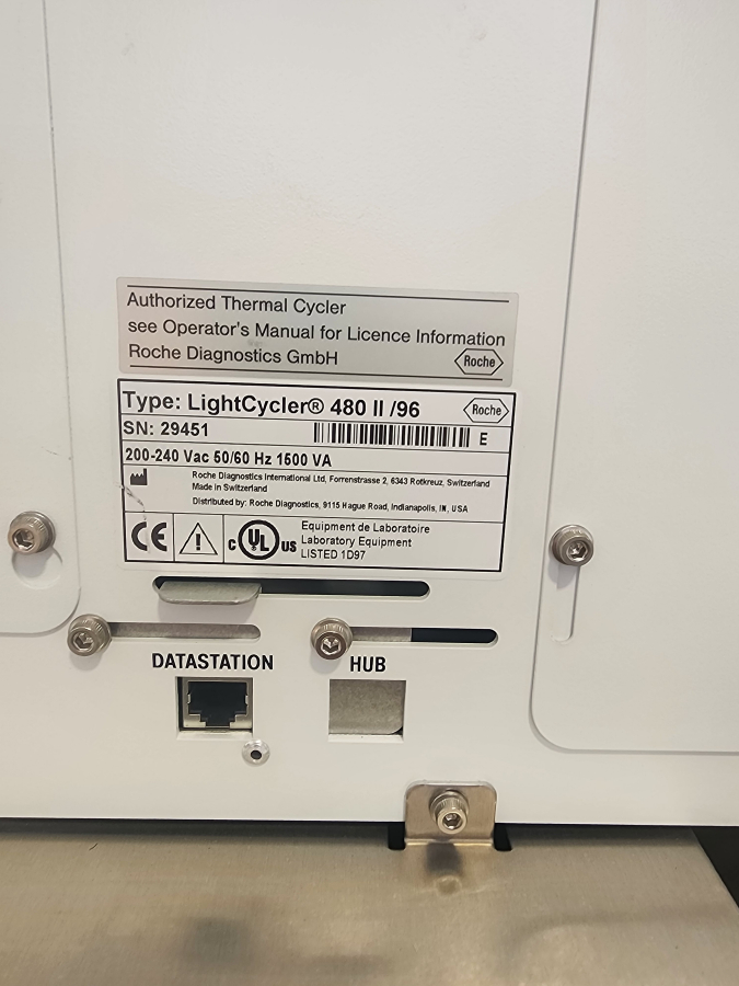 Roche LightCycler 480 II /96 PCR System includes computer with software; S/N 29451, photo 11 of 14