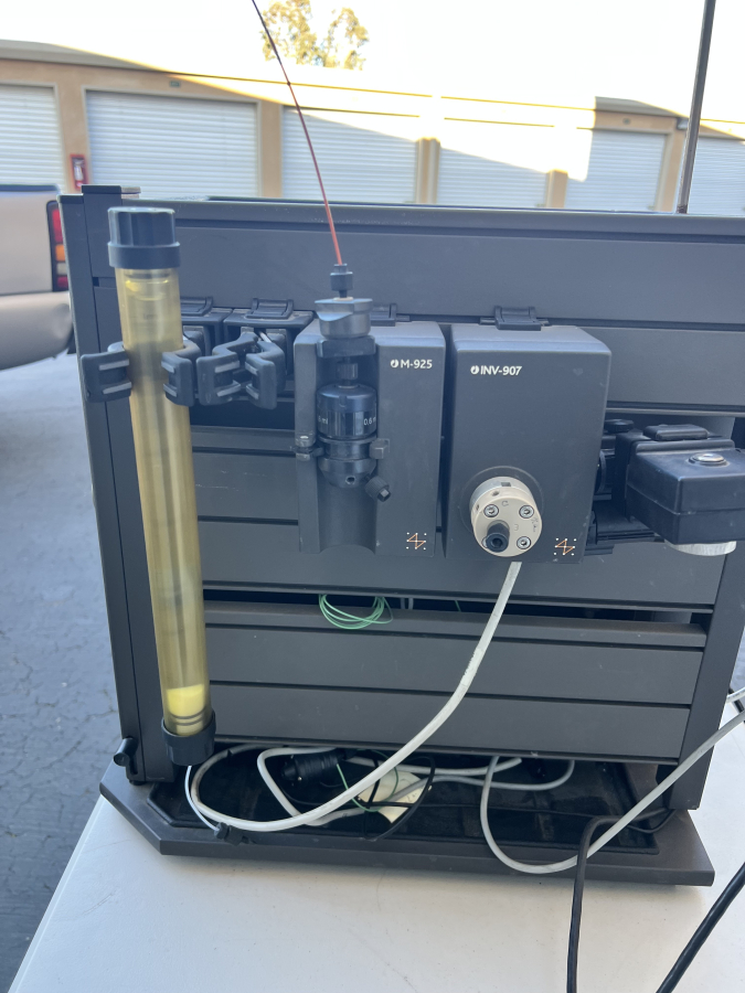 Amersham Biosciences AKTA FPLC includes UPC-900, P-920, M-925, INV-907, CU-950. S/N 01089133, photo 4 of 9