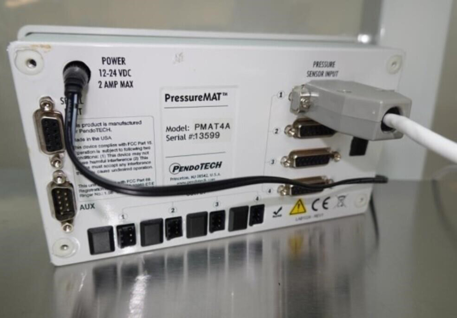 2x PendoTech PMAT-4A PressureMAT Sensor Transmitter With Box of Assorted Cables; SN:16226/13599., photo 3 of 5