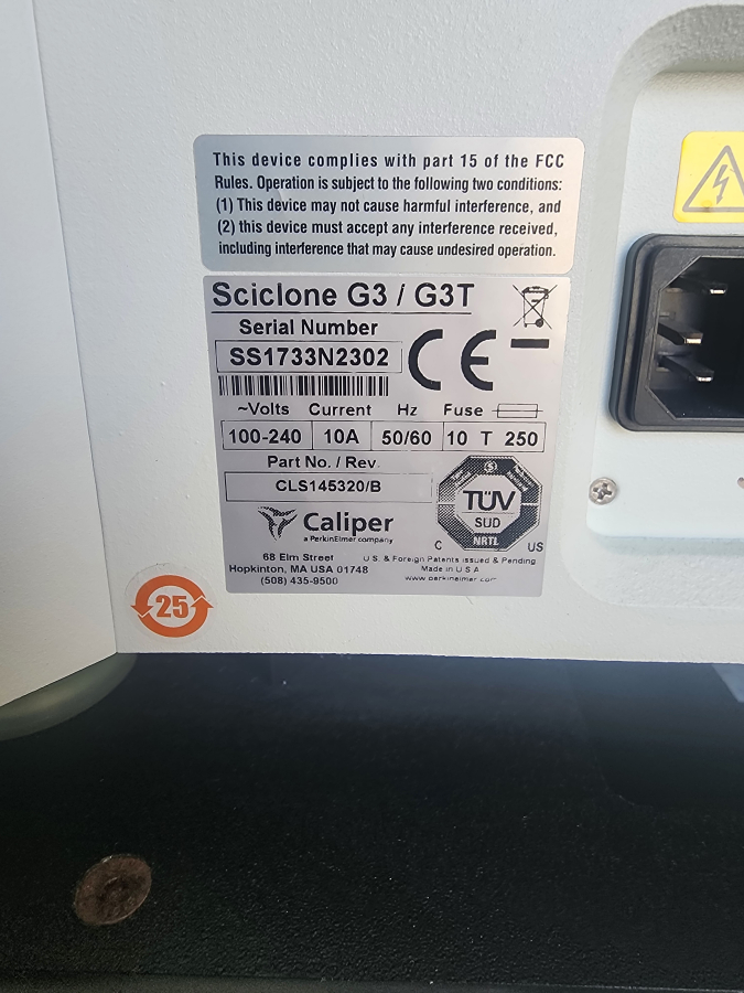 Perkin Elmer Caliper Sciclone G3/G3T NGSx Automated Laboratory Workstation; SN:SS1733N2302, photo 20 of 20