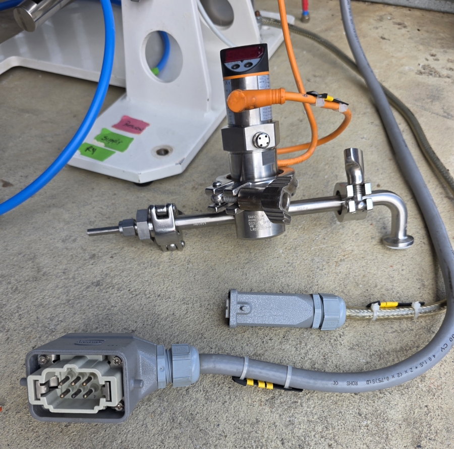 NETZSCH MiniCer 150ml Laboratory Agitator Bead Mill, Zirconia Wetted Path, w/ Feed/Pressure Vessel Module + Control Cabinet, photo 9 of 24